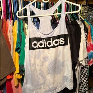 Adidas Cream Athletic Tank